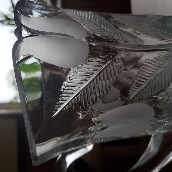 Crystal Etched Pitcher Fifth Avenue